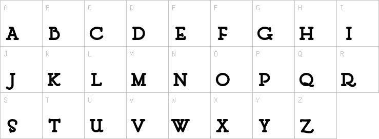 Uppercase characters