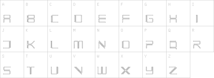 Uppercase characters