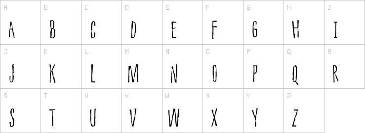 Uppercase characters