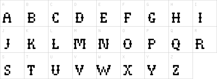 Uppercase characters