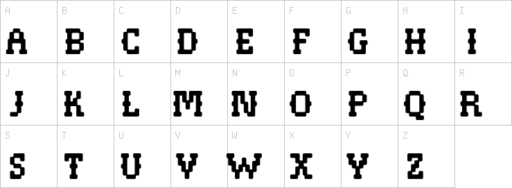 Uppercase characters