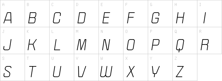 Uppercase characters