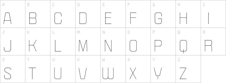 Uppercase characters