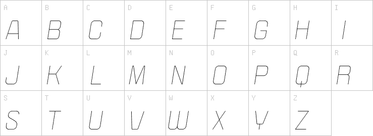 Uppercase characters