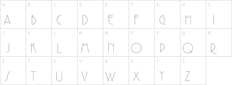 Uppercase characters
