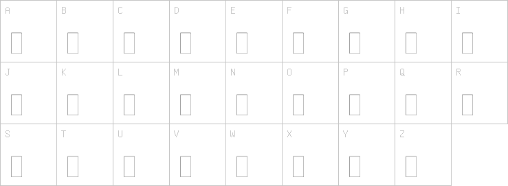 Uppercase characters