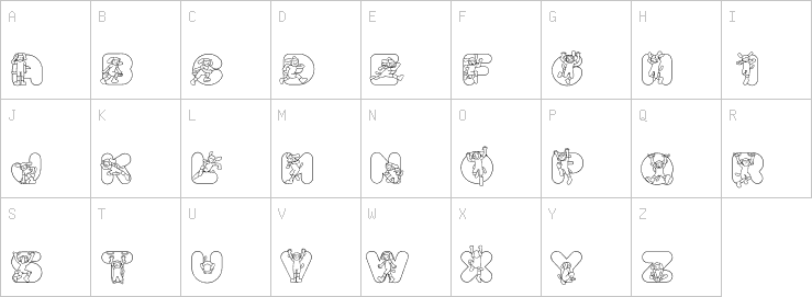 Uppercase characters