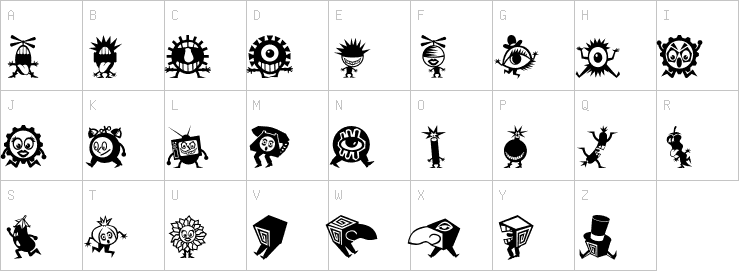 Uppercase characters