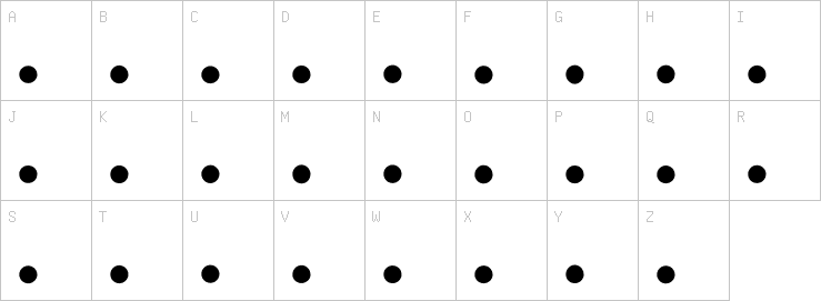 Uppercase characters