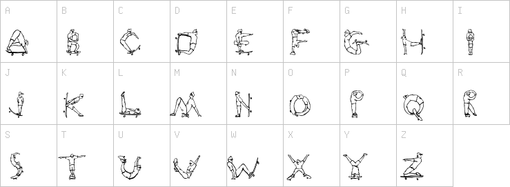 Uppercase characters