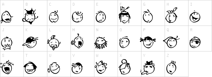 Uppercase characters