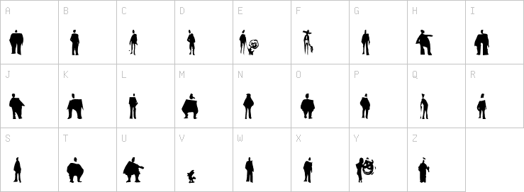 Uppercase characters