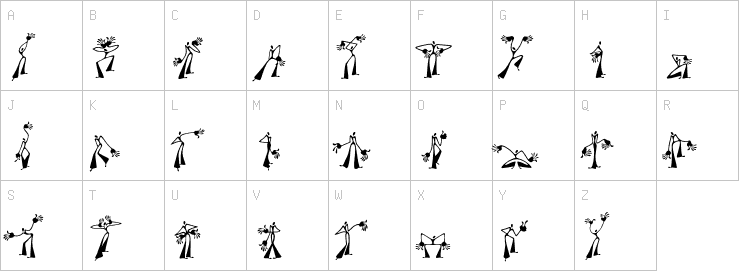 Uppercase characters