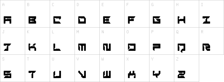 Uppercase characters