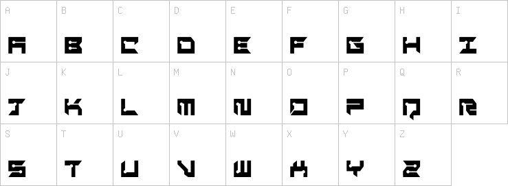 Uppercase characters