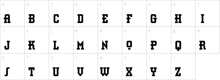 Uppercase characters