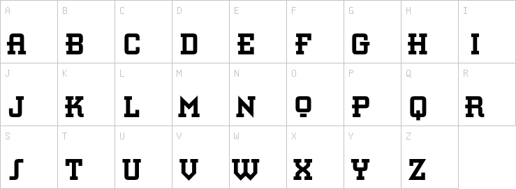 Uppercase characters