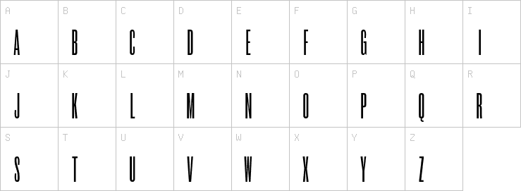 Uppercase characters