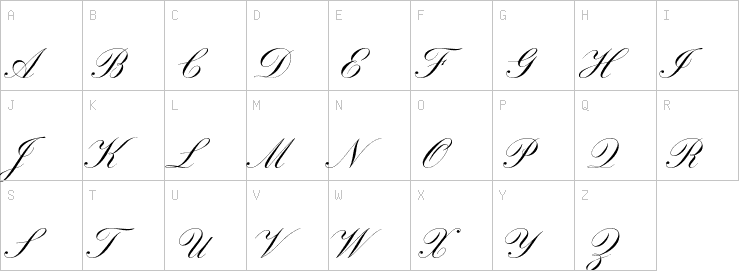 Uppercase characters