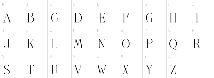 Uppercase characters