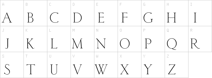 Uppercase characters