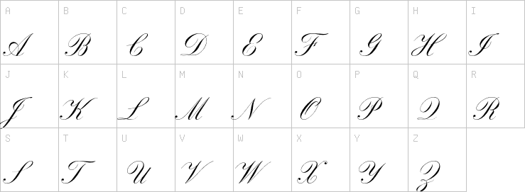 Uppercase characters