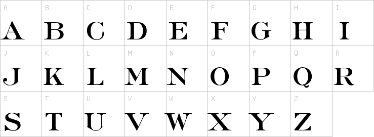 Uppercase characters