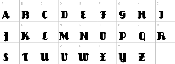 Uppercase characters