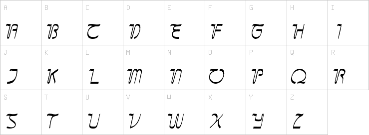 Uppercase characters