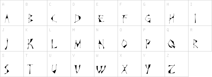 Uppercase characters