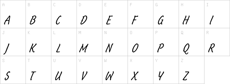 Uppercase characters