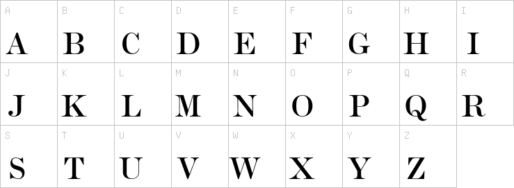Uppercase characters