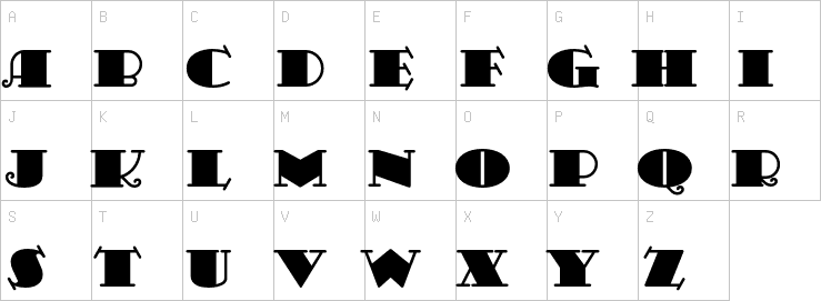 Uppercase characters
