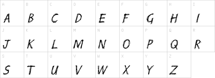 Uppercase characters