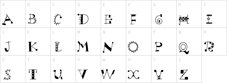 Uppercase characters