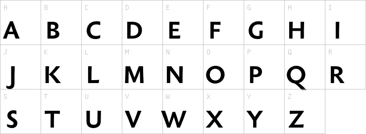 Uppercase characters