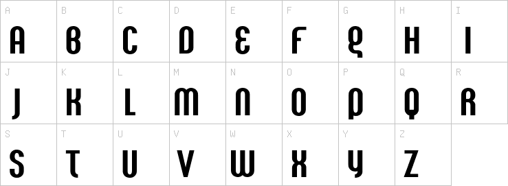 Uppercase characters