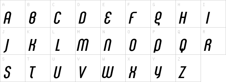 Uppercase characters
