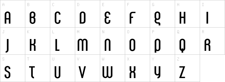 Uppercase characters
