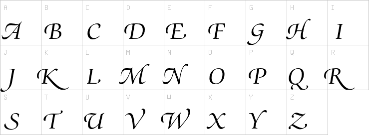 Uppercase characters