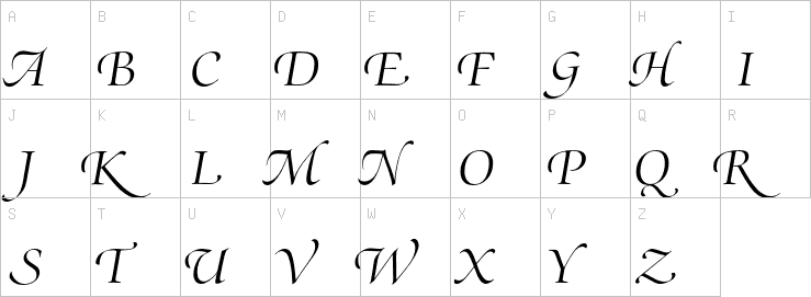 Uppercase characters