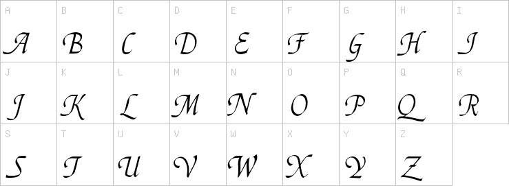 Uppercase characters