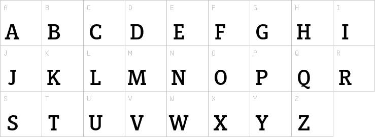 Uppercase characters