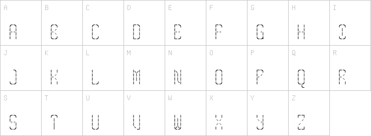 Uppercase characters