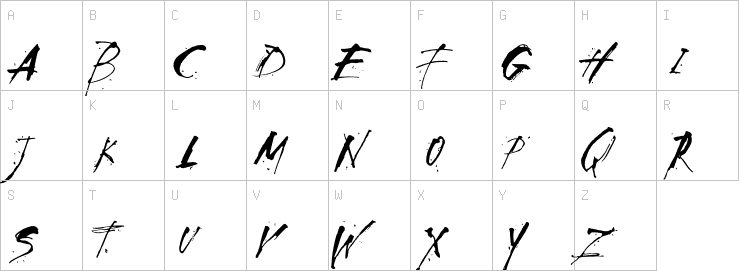 Uppercase characters