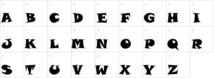 Uppercase characters