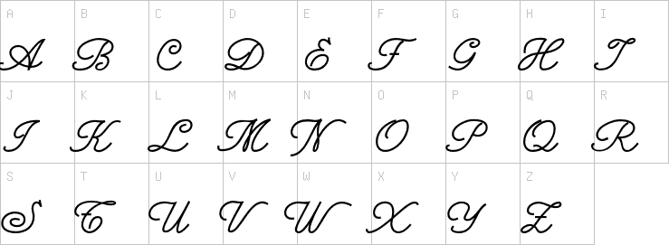 Uppercase characters