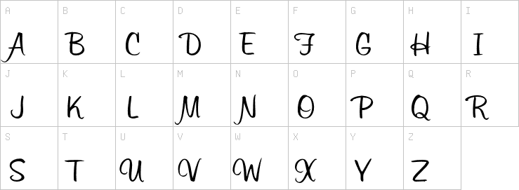 Uppercase characters