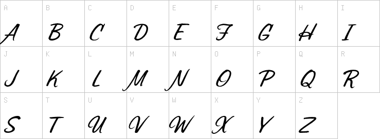 Uppercase characters