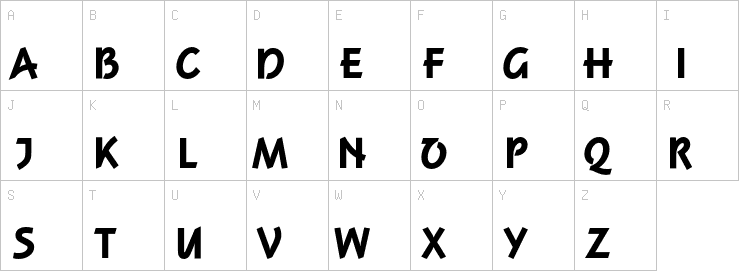 Uppercase characters